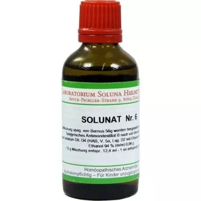 SOLUNAT No.6 drops, 50 ml