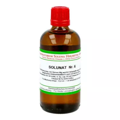 SOLUNAT No.6 drops, 100 ml SOLUNAT No.6 drops, 100 ml