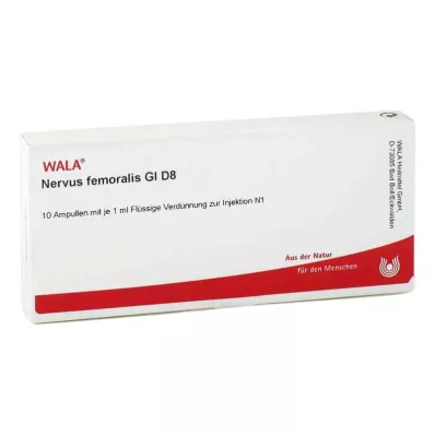 NERVUS FEMORALIS GL D 8 Ampoules, 10X1 ml NERVUS FEMORALIS GL D 8 Ampoules, 10X1 ml