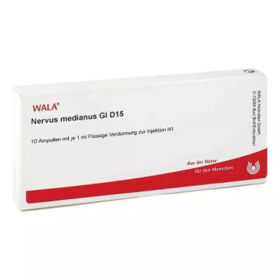 NERVUS MEDIANUS GL D 15 Ampoules, 10X1 ml NERVUS MEDIANUS GL D 15 Ampoules, 10X1 ml