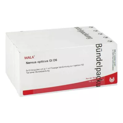 NERVUS OPTICUS GL D 6 Ampoules, 50X1 ml NERVUS OPTICUS GL D 6 Ampoules, 50X1 ml