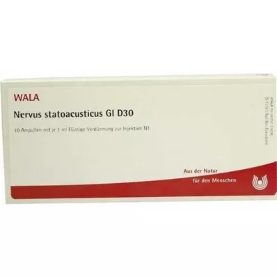 NERVUS STATOACUSTICUS GL D 30 Ampoules, 10X1 ml NERVUS STATOACUSTICUS GL D 30 Ampoules, 10X1 ml