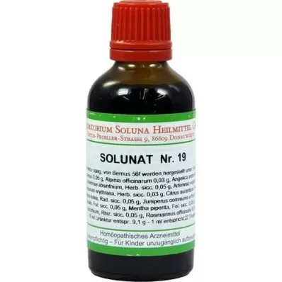 SOLUNAT No.19 drops, 50 ml