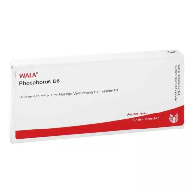 PHOSPHORUS D 8 Ampoules, 10X1 ml PHOSPHORUS D 8 Ampoules, 10X1 ml