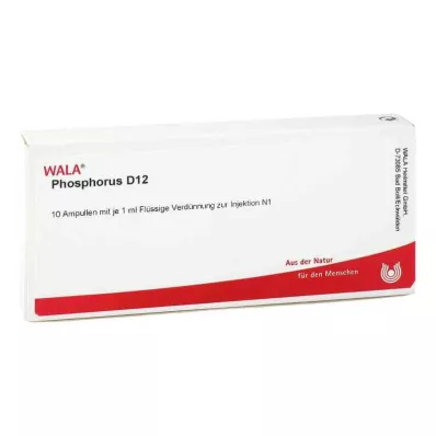 PHOSPHORUS D 12 Ampoules, 10X1 ml PHOSPHORUS D 12 Ampoules, 10X1 ml