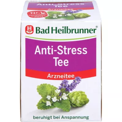 BAD HEILBRUNNER Anti-Stress Tea Filter Bag, 8X1.75 g