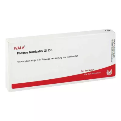 PLEXUS LUMBALIS GL D 6 Ampoules, 10X1 ml