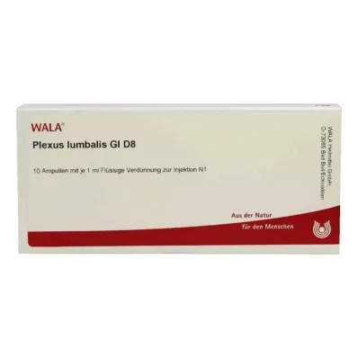 PLEXUS LUMBALIS GL D 8 Ampoules, 10X1 ml