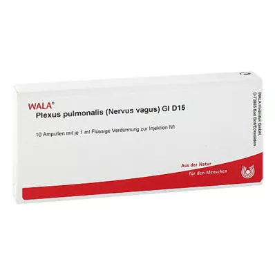 PLEXUS PULMONALIS Vagus nerve GL D 15 ampoules, 10X1 ml