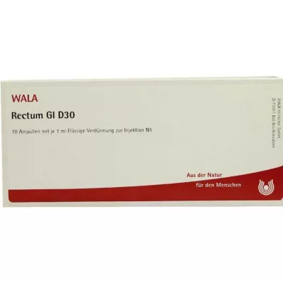 RECTUM GL D 30 Ampoules, 10X1 ml