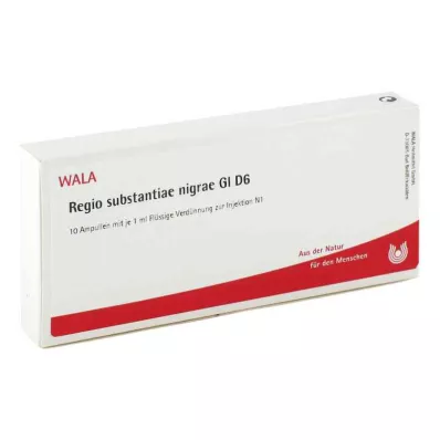 REGIO substantiae nigrae GL D 6 ampoules, 10X1 ml REGIO substantiae nigrae GL D 6 ampoules, 10X1 ml