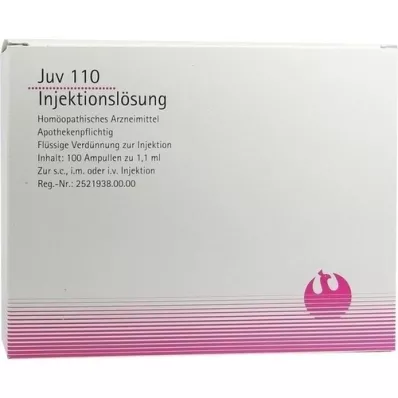 JUV 110 ampoules, 100X1.1 ml