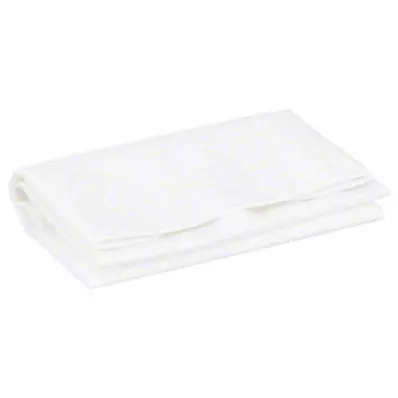 LÄTZCHEN Expanded foil/towelling white w.collecting bag, 1 pc