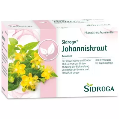 SIDROGA St. Johns wort tea filter bag, 20X1.75 g