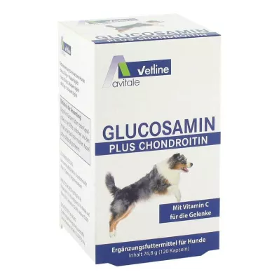GLUCOSAMIN+CHONDROITIN Capsules for dogs, 120 pcs