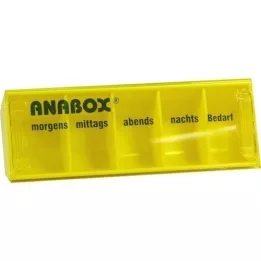 ANABOX Day box yellow, 1 pc