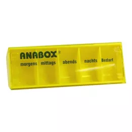 ANABOX Day box yellow, 1 pc
