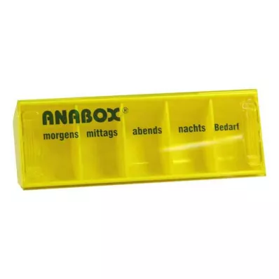 ANABOX Day box yellow, 1 pc