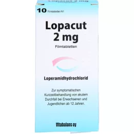 LOPACUT 2 mg film-coated tablets, 10 pcs