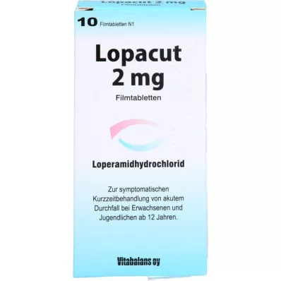 LOPACUT 2 mg film-coated tablets, 10 pcs