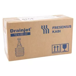 FREKA DRAINJET Saline solution 0.9% ISO, 10X60 ml