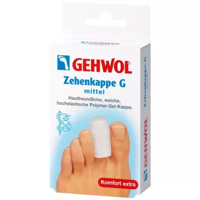 GEHWOL Polymer gel toe cap G medium, 2 pcs