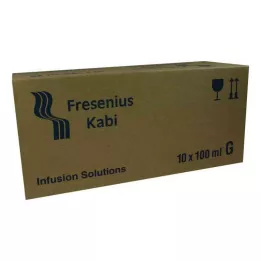 NATRIUMHYDROGENCARBONAT 8.4% glass infusion solution, 10X100 ml