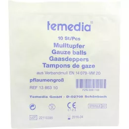 MULLTUPFER plum-sized sterile, 10 pcs
