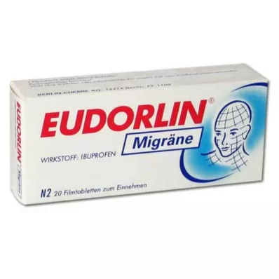 EUDORLIN Migraine film-coated tablets, 20 pcs EUDORLIN Migraine film-coated tablets, 20 pcs