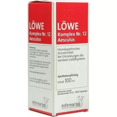 LÖWE KOMPLEX No.12 Aesculus drops, 100 ml