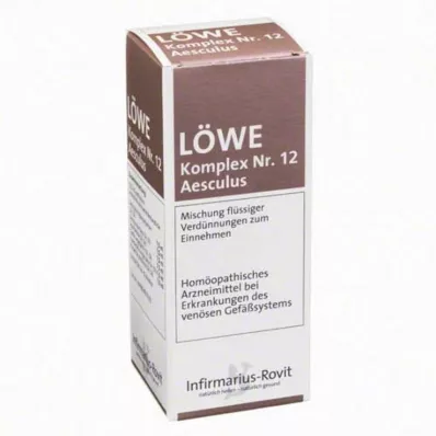 LÖWE KOMPLEX No.12 Aesculus drops, 100 ml LÖWE KOMPLEX No.12 Aesculus drops, 100 ml
