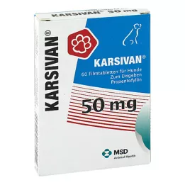 KARSIVAN 50 film-coated tablets for dogs, 60 pcs