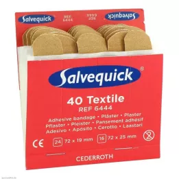 SALVEQUICK Plaster Strips elastic Refill 6444, 40 pcs