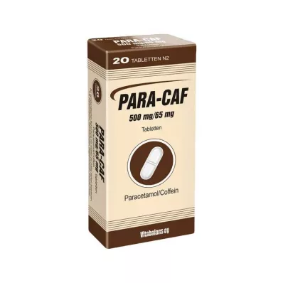PARA CAF 500 mg/65 mg tablets, 20 pcs
