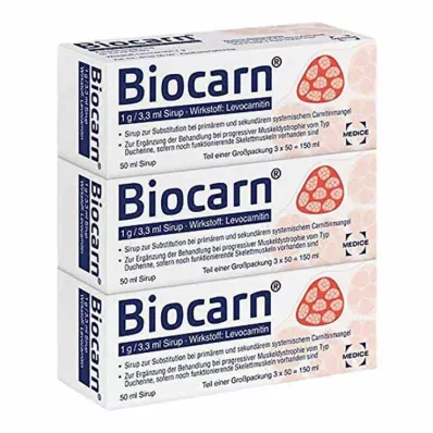 BIOCARN Syrup, 3X50 ml