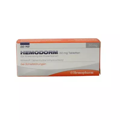 HEMODORM 50 mg sleeping tablets, 20 pcs HEMODORM 50 mg sleeping tablets, 20 pcs