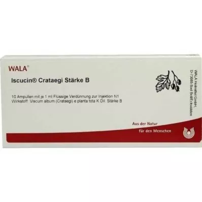 ISCUCIN crataegi Strength B Ampoules, 10X1 ml ISCUCIN crataegi Strength B Ampoules, 10X1 ml