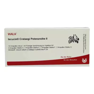 ISCUCIN crataegi potency series II Ampoules, 10X1 ml