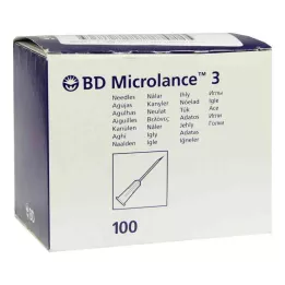 BD MICROLANCE Cannula 26 G 1/2 Insul.0,45x13 mm, 100 pcs
