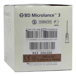 BD MICROLANCE Cannula 26 G 3/8 0.45x10 mm, 100 pcs