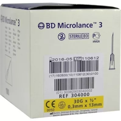 BD MICROLANCE Cannula 30 G 1/2 0.29x13 mm, 100 pcs