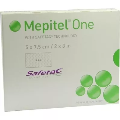 MEPITEL One 5x7.5 cm silicone mesh bandage, 10 pcs