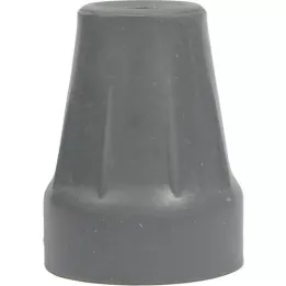 KRÜCKENKAPSEL 18/19 mm grey steel inlet, 1 pc