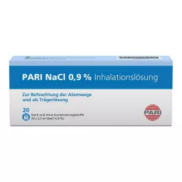 PARI NaCl Inhalation Solution Ampoules, 20X2.5 ml