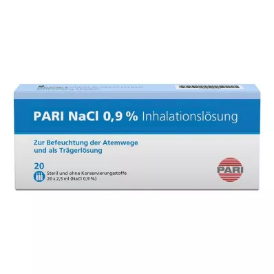 PARI NaCl Inhalation Solution Ampoules, 20X2.5 ml