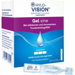 HYLO-VISION Gel sine single-dose pipettes, 20X0.35 ml