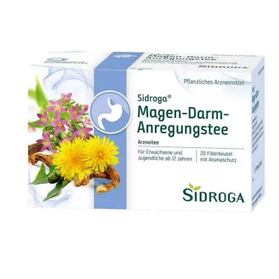 SIDROGA Gastrointestinal Stimulant Tea Filter Bag, 20X2.0 g SIDROGA Gastrointestinal Stimulant Tea Filter Bag, 20X2.0 g