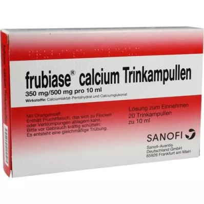 FRUBIASE CALCIUM T Drinking Ampoules, 20 pcs