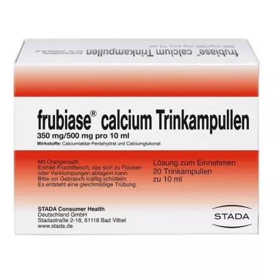 FRUBIASE CALCIUM T Drinking Ampoules, 20 pcs