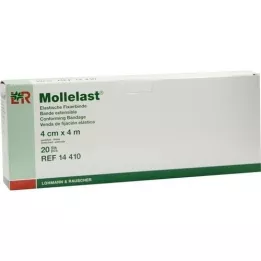 MOLLELAST Bandages 4 cmx4 m individually packed, 20 pcs